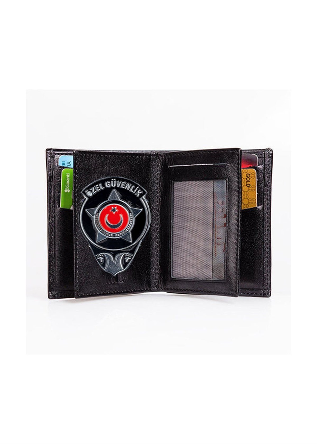 Özel Güvenlik Safari Deri Cüzdan