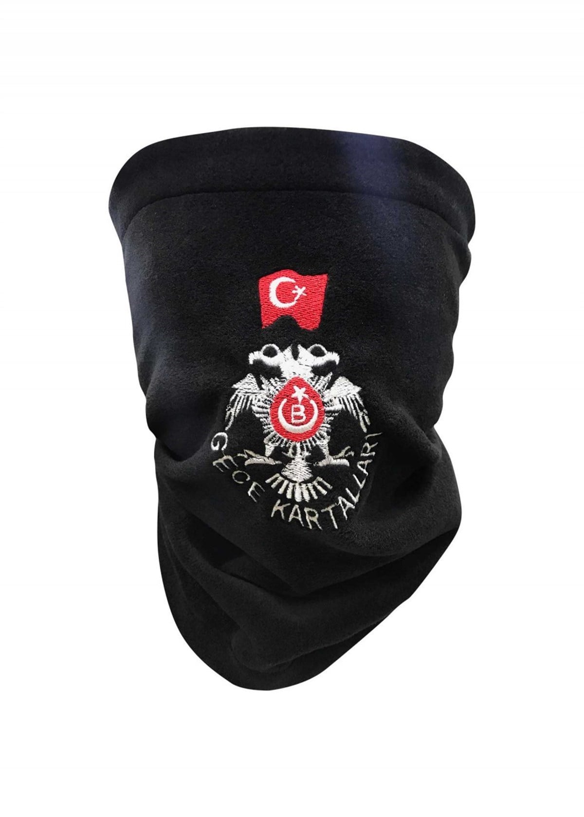 Siyah Bekçi Polar Boyunluk Gece Kartalları Polar Boyunluk