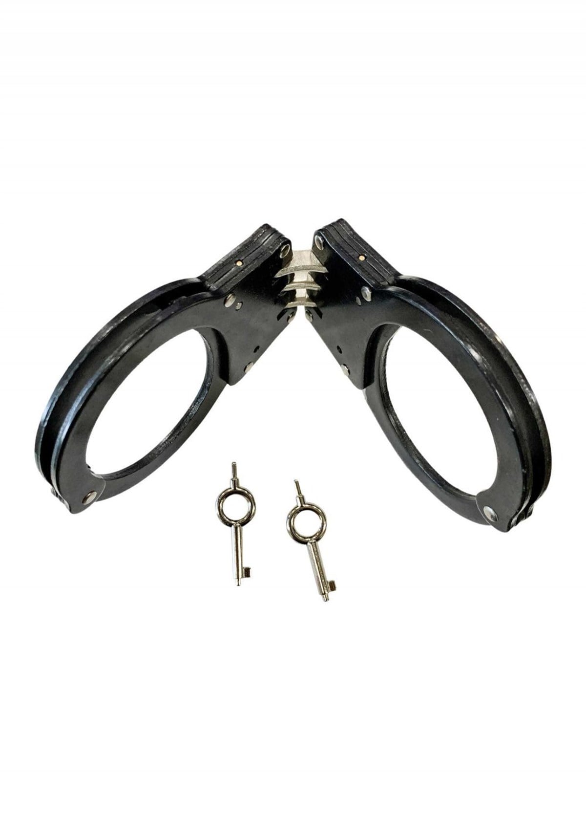 Siyah Menteşeli Polis Kelepçesi