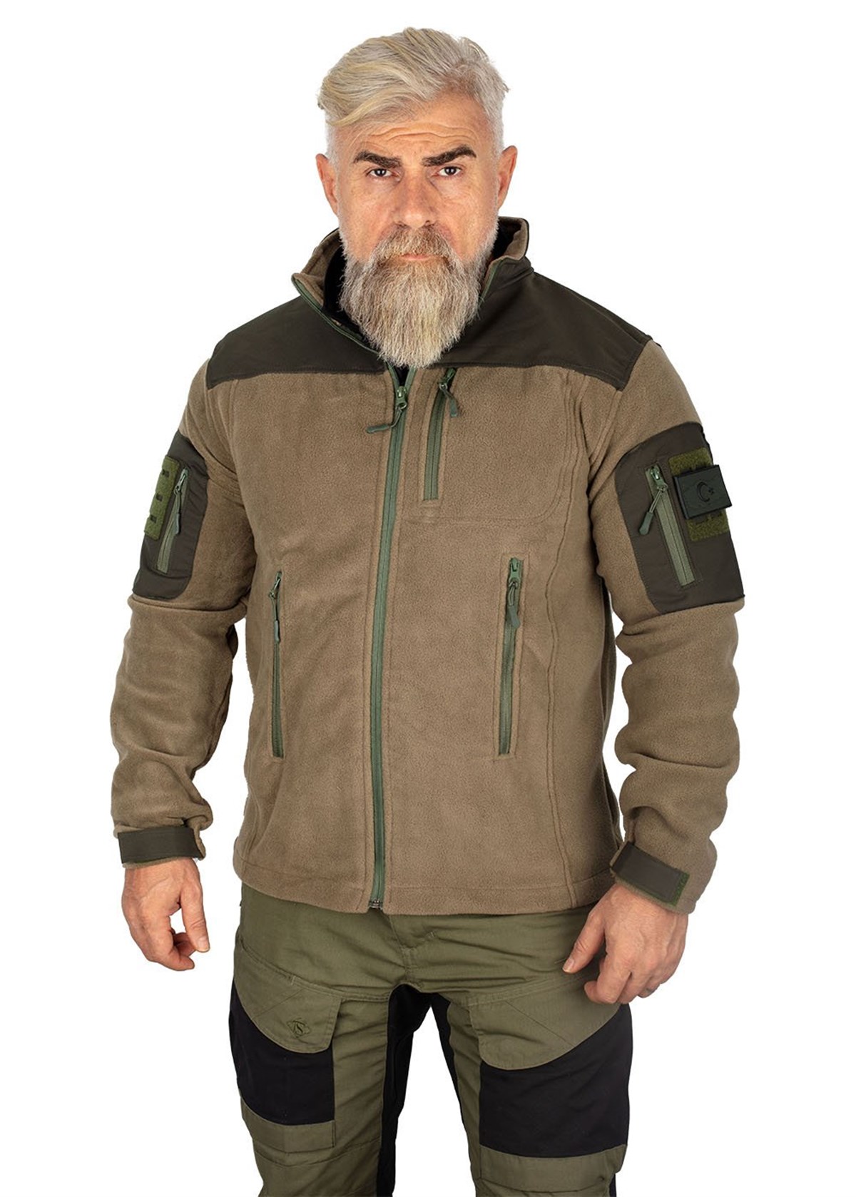 Taktikal Haki Renk Polar Mont EDK
