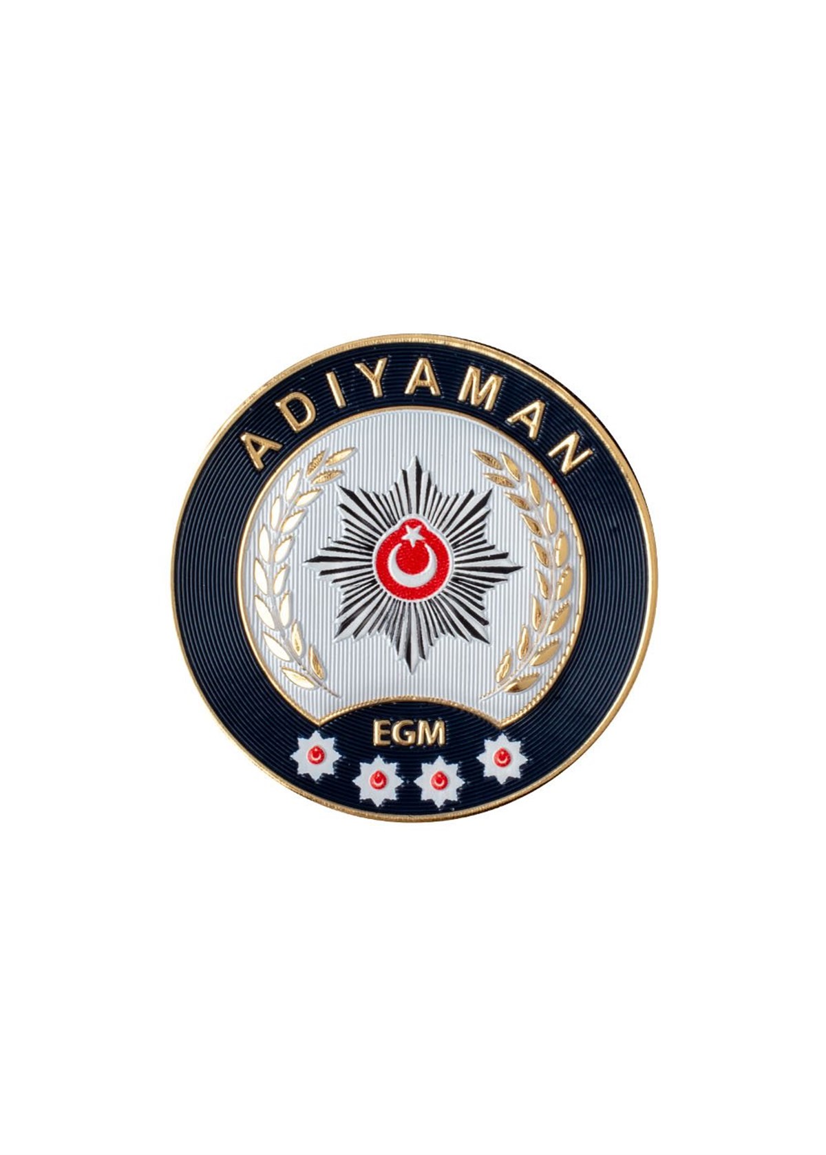 Adıyaman İli Polis Kol Arması 3 Boyutlu Polis Arması EGM