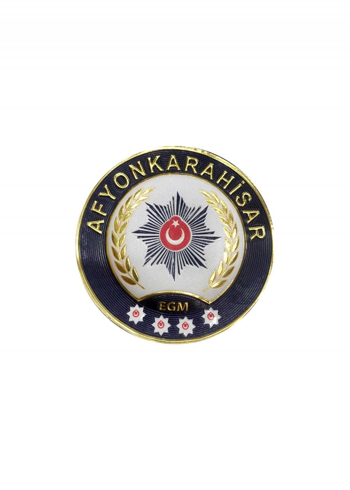 Afyonkarahisar İl Polis Kol Arması 3 Boyutlu EGM