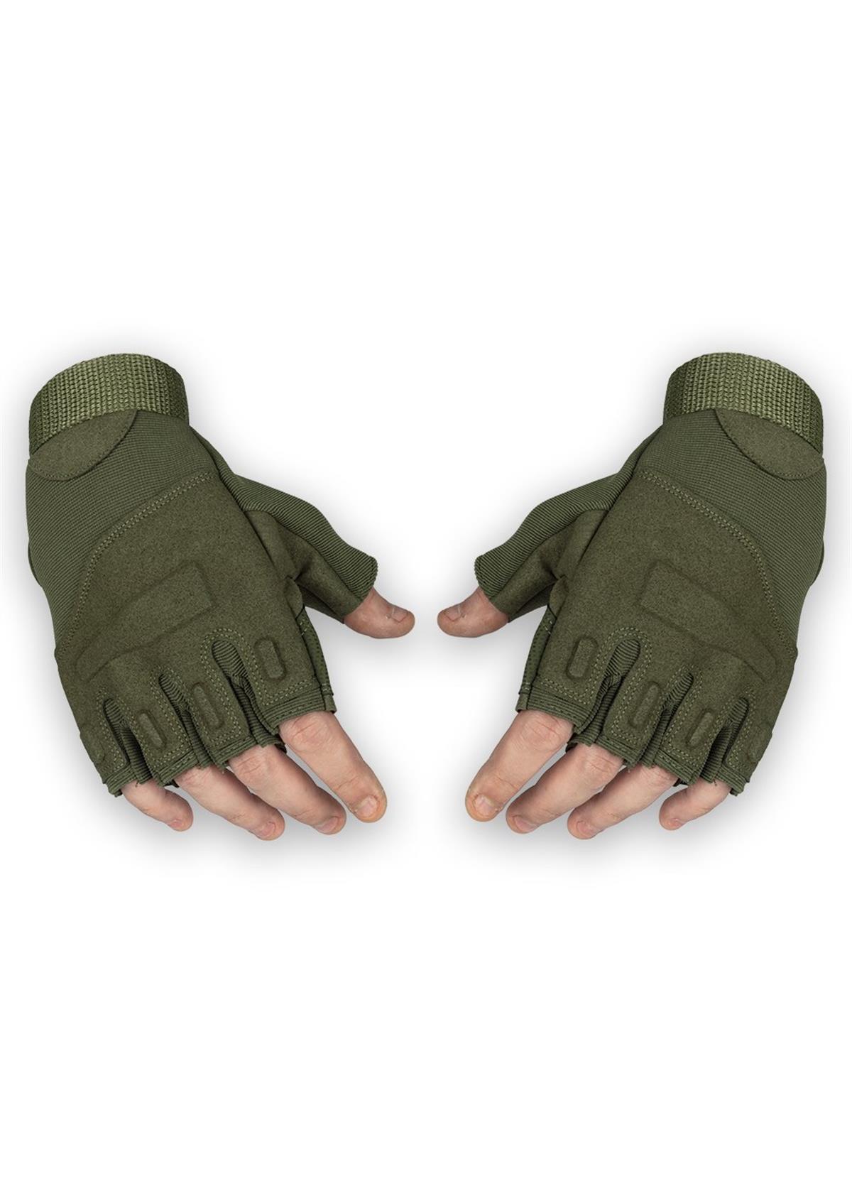 Asker EldivenleriTactical Haki Kesik Eldiven