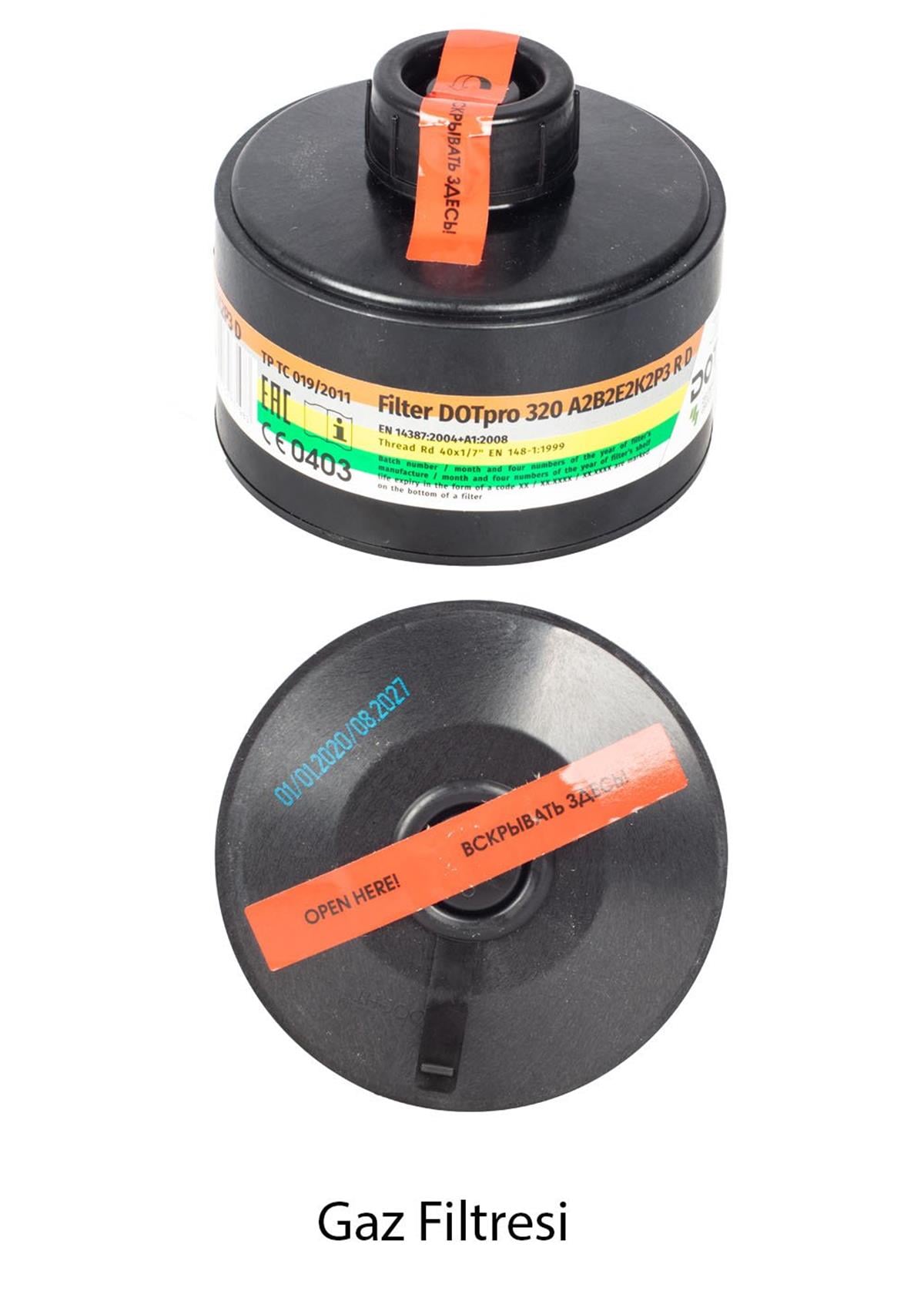 MaskelerDOT MAG-4 Uyumlu Gaz Filtresi Pro 320