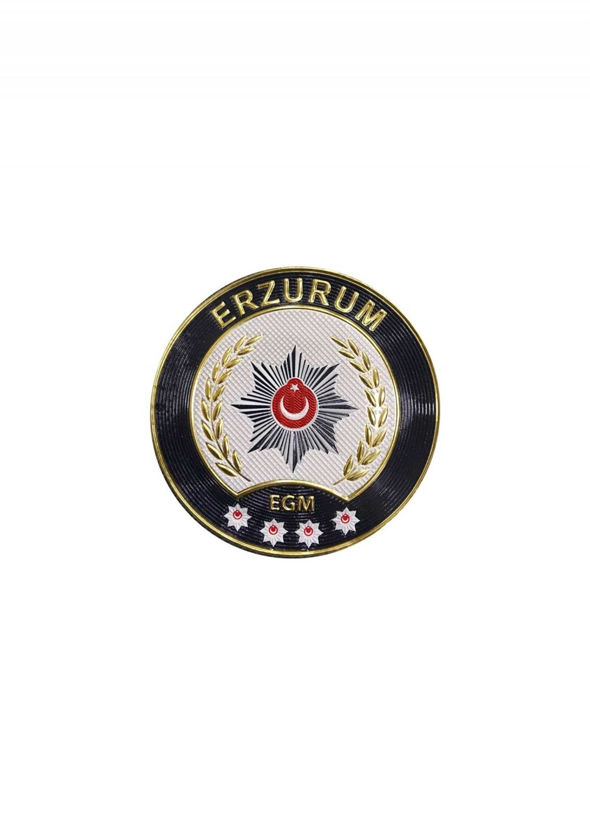 Polis Kol Görev Brovesi Erzurum Arması 3 Boyutlu Arma