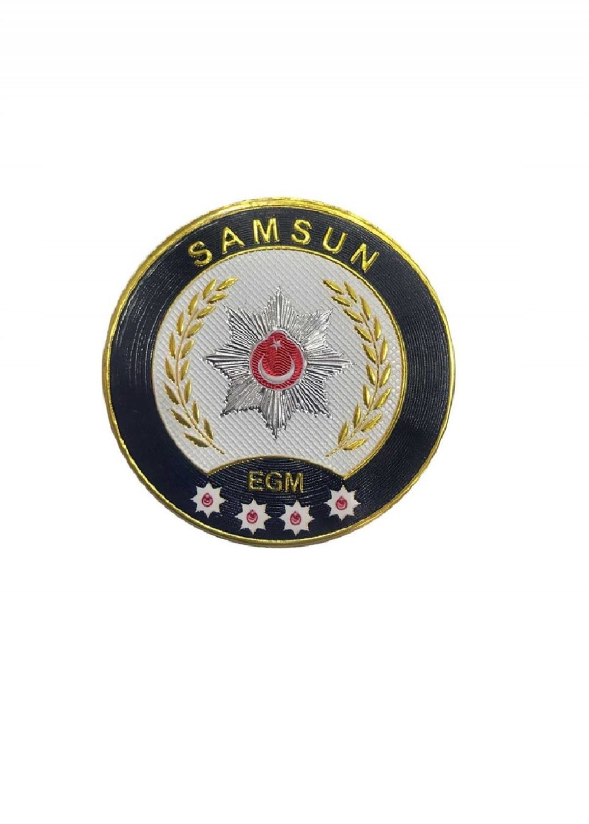 Samsun İl Polis Kol Arması 3 Boyutlu EGM