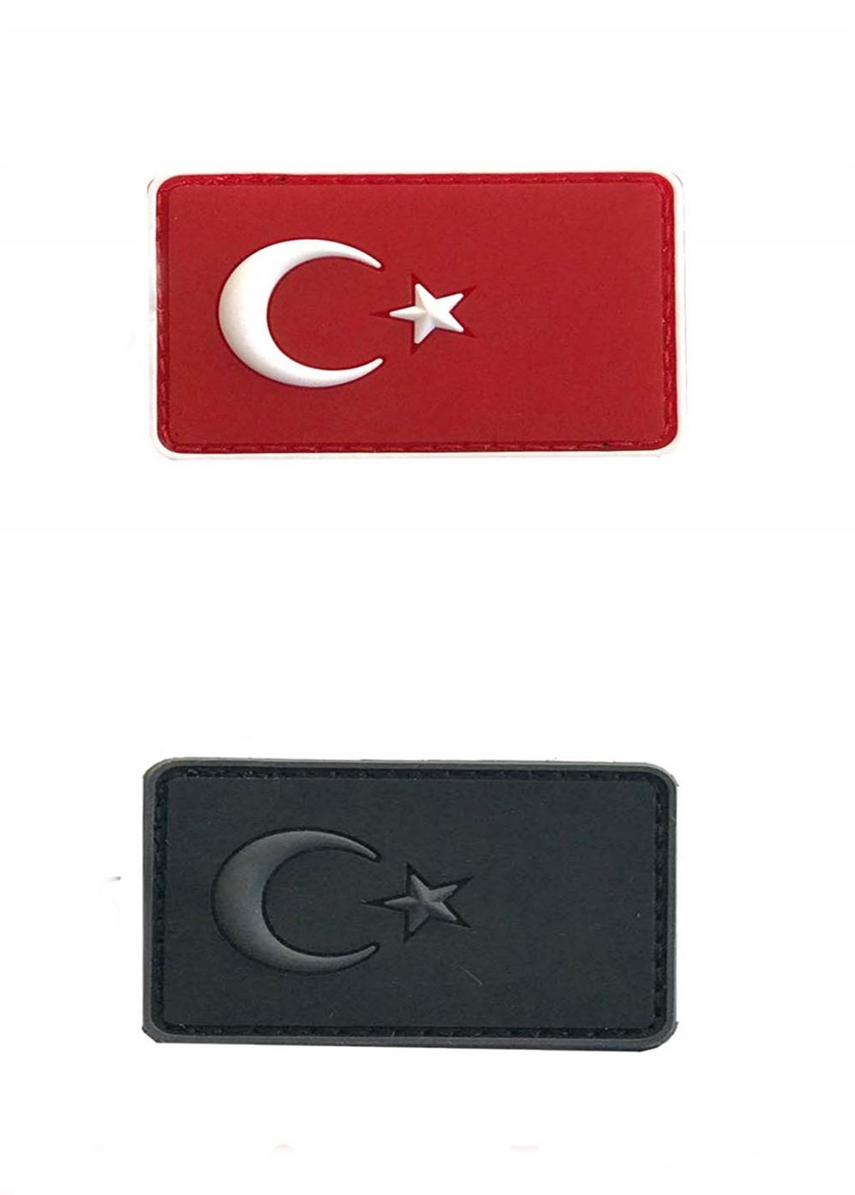 Silikon Türk Bayraklı PVC  Arma