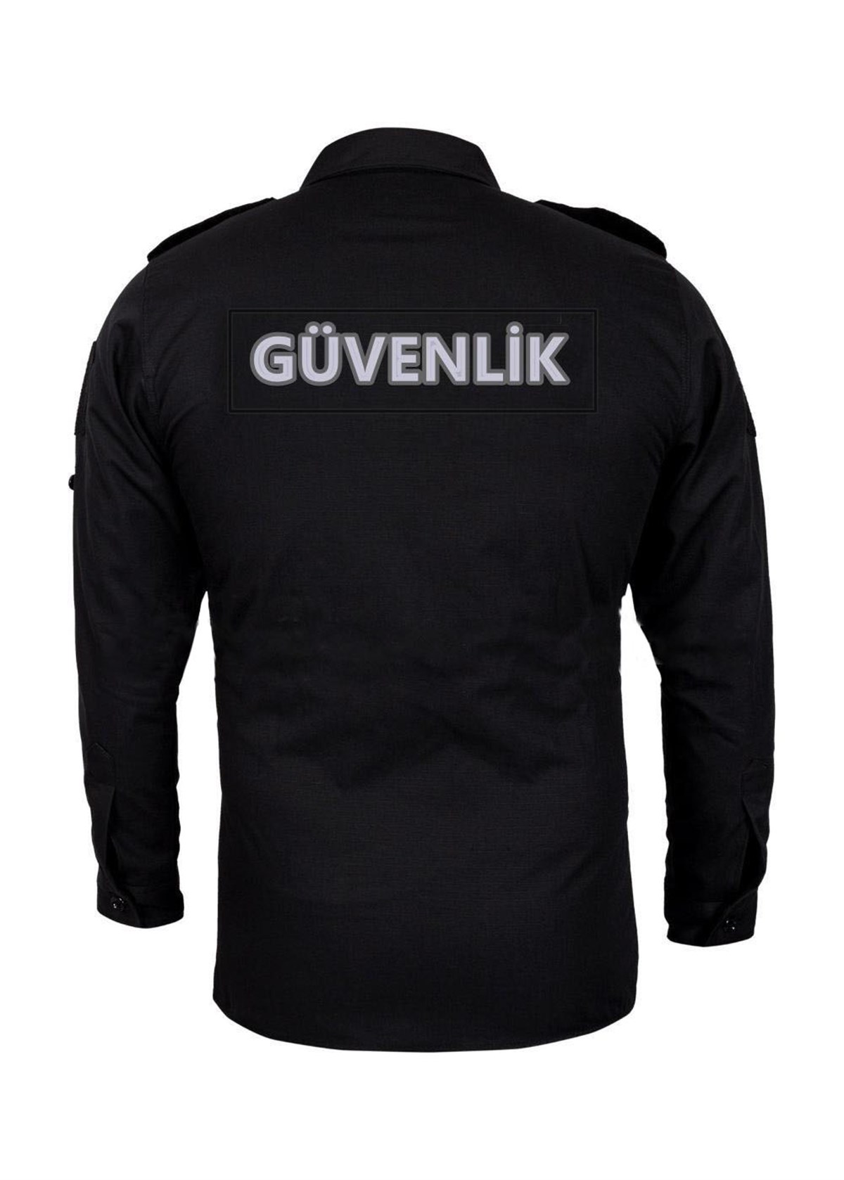 Siyah Güvenlik Gömleği
