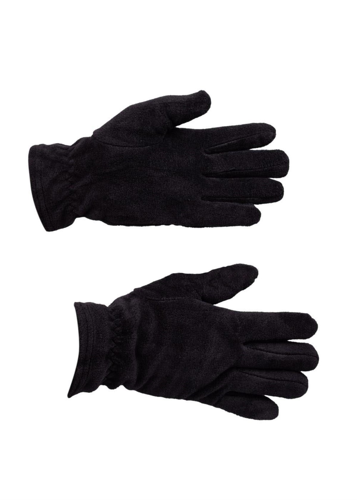 siyah polar parmaklı eldiven