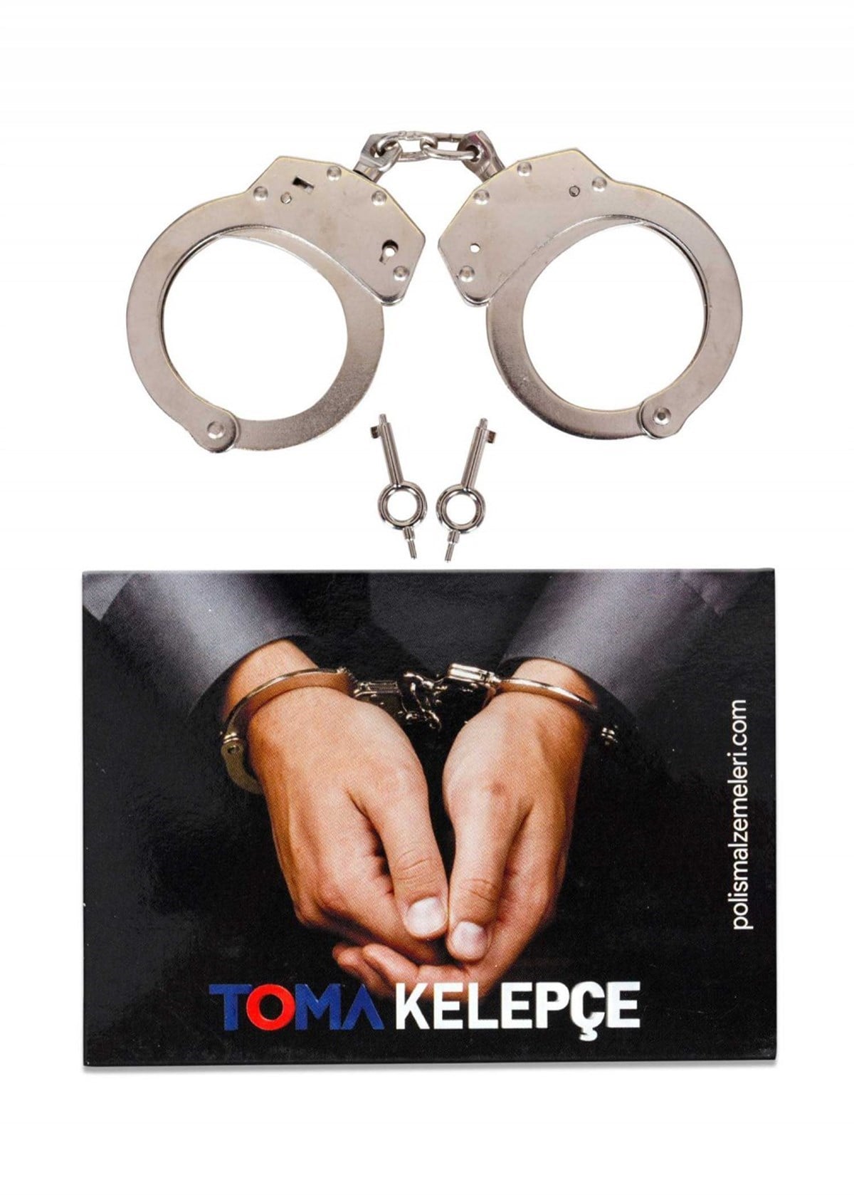 Toma Metal Zincirli Polis Kelepçesi