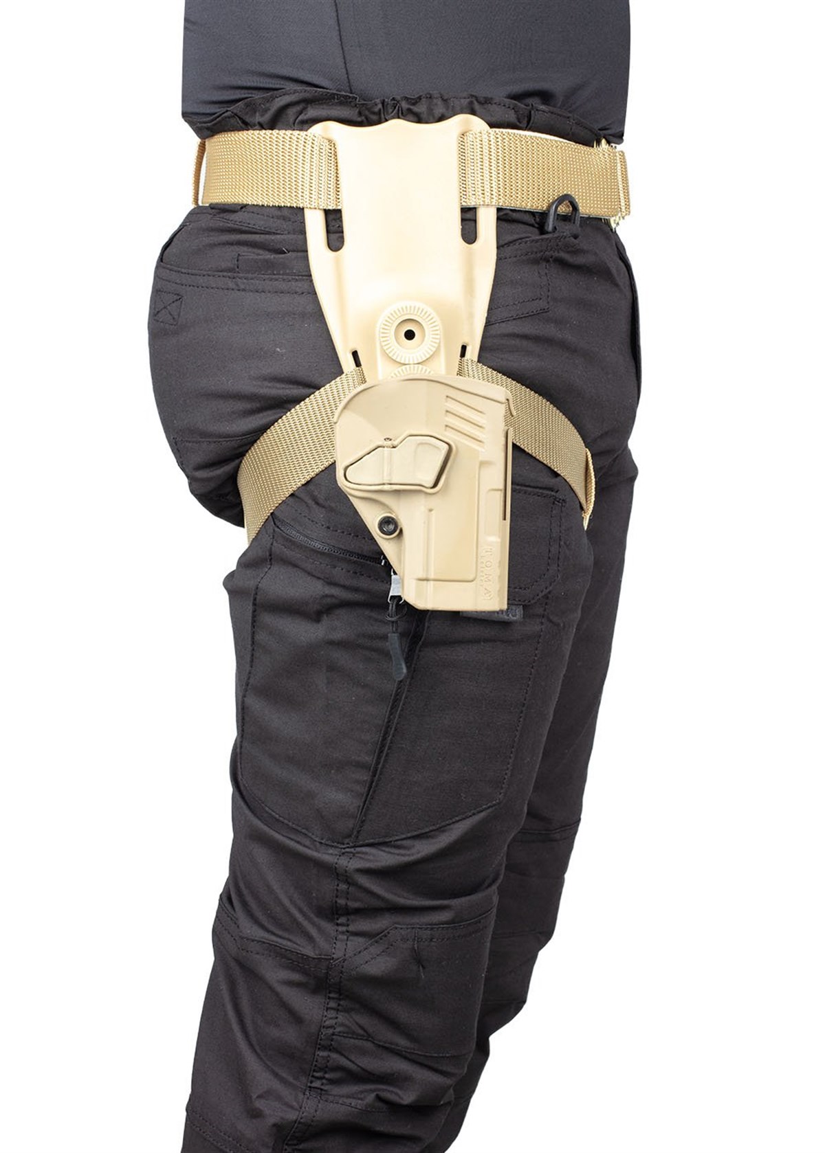 Toma Polimer Çöl Kilitli Tactical Bacak Kılıfı 2