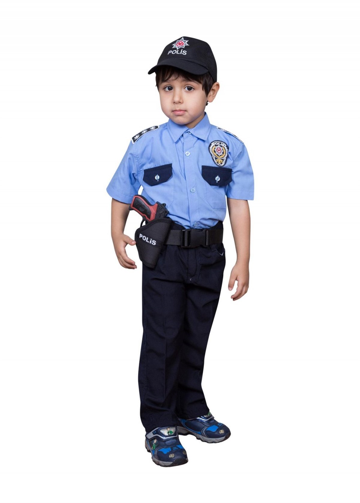 Yazlık Kısa Kollu Kadro Çocuk Polis Kıyafeti