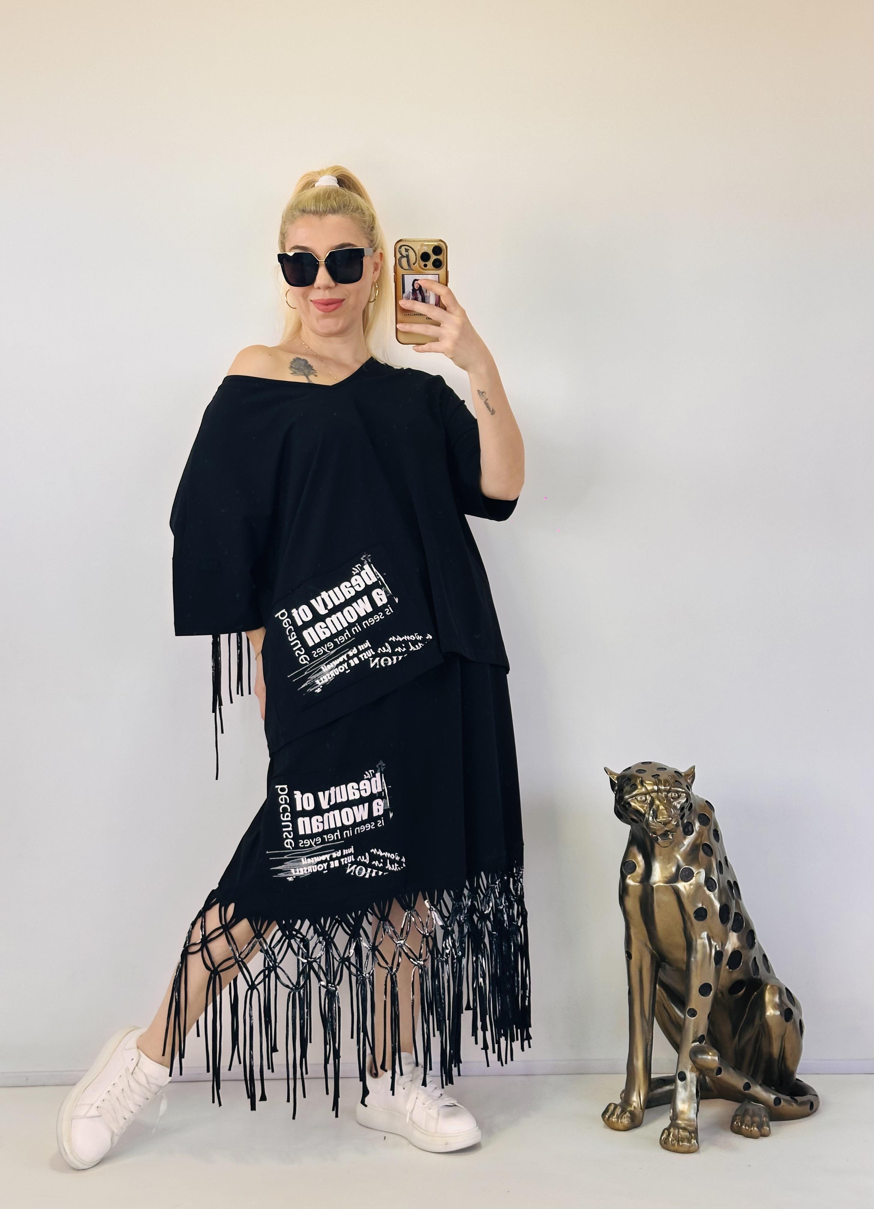 TASARIM BOHO ETEKLİ TAKIM 