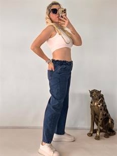 MEGY KOYU RENK LİKRALI KOT PANTOLON 