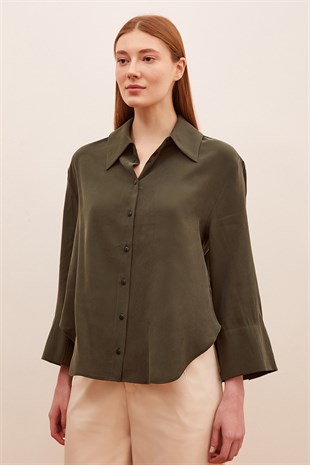 Zara Model Saten Gömlek