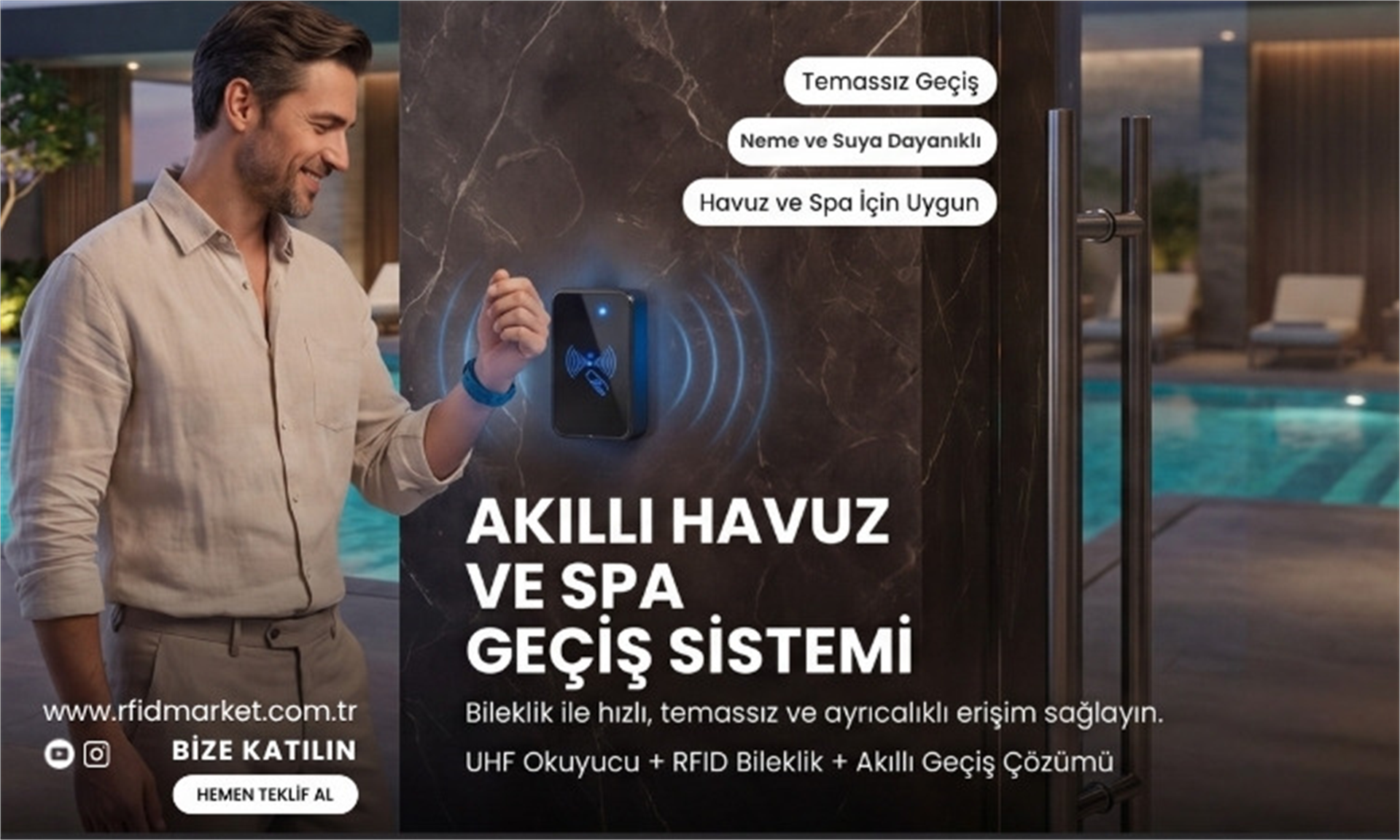 Akıllı Havuz ve SPA Geçiş Sistemi