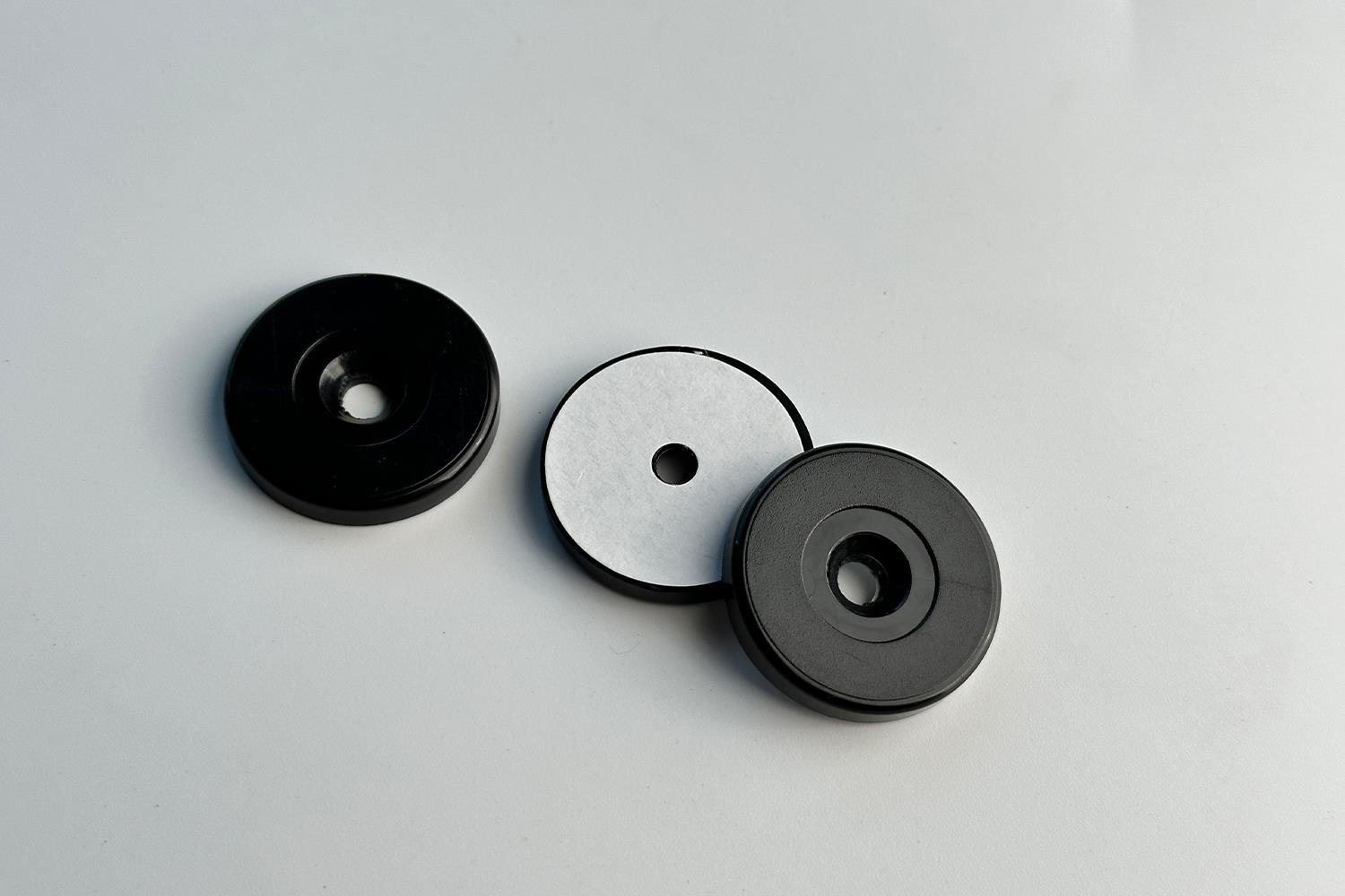 13.56 Mhz NFC Ferritli Metal Üstü Tag Token Siyah 30mm Çap