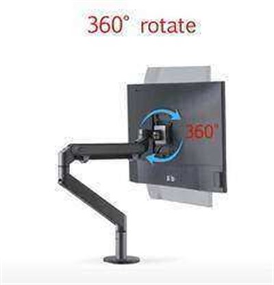 Alüminyum Tek Monitör Tutucu Gri V2 17-32 inç