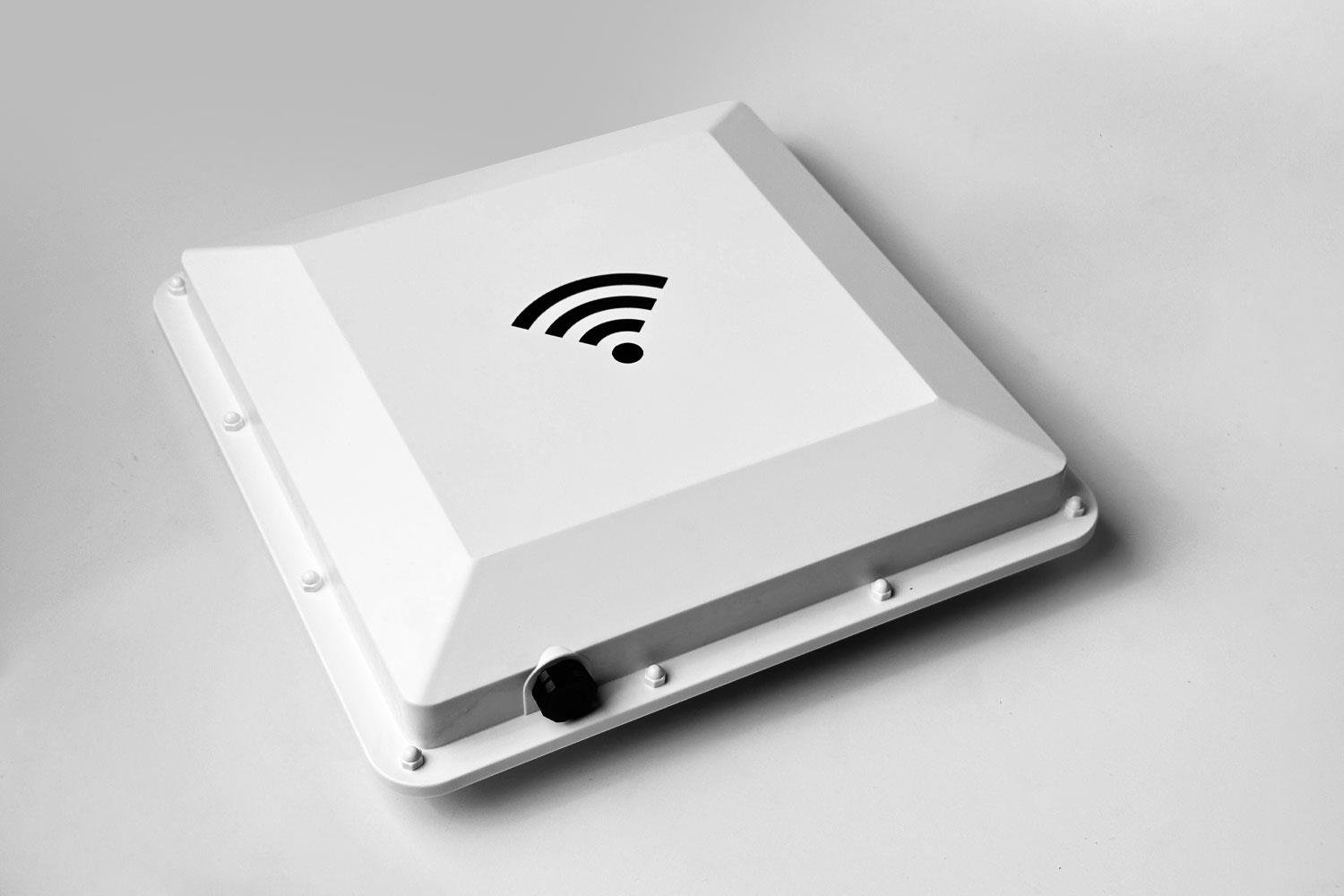 ANT366 - 9 Dbi Uhf Circular Beyaz Outdoor Anten 256x256x40- Ntf Connector 