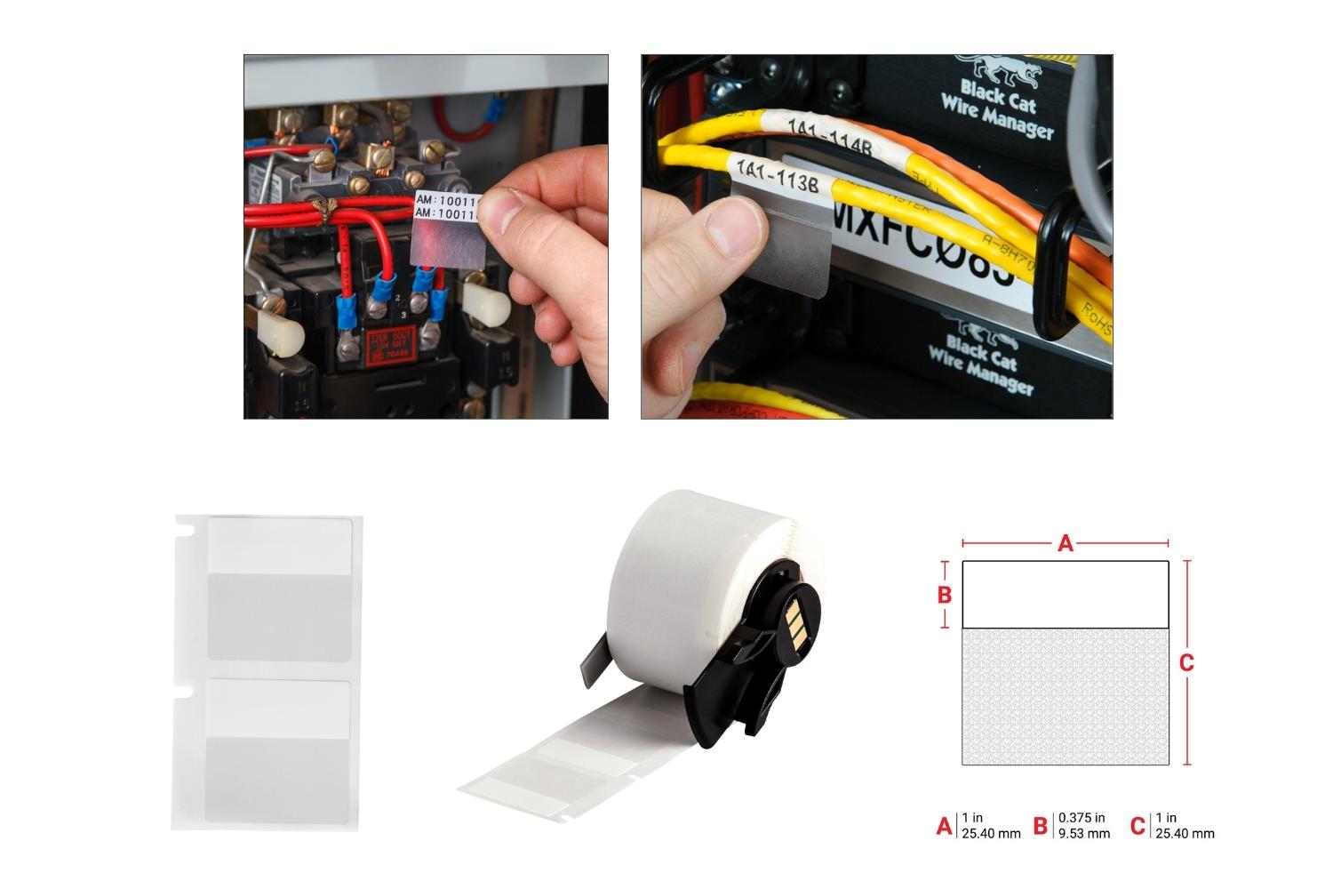 Brady M6-19-427 (Y5076936) Sarılabilir Etiketler