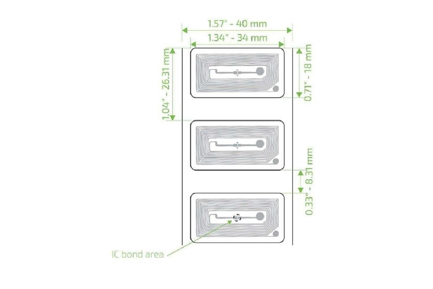 CCRR P7A NFC Paper Tag (NXP NTAG213)
