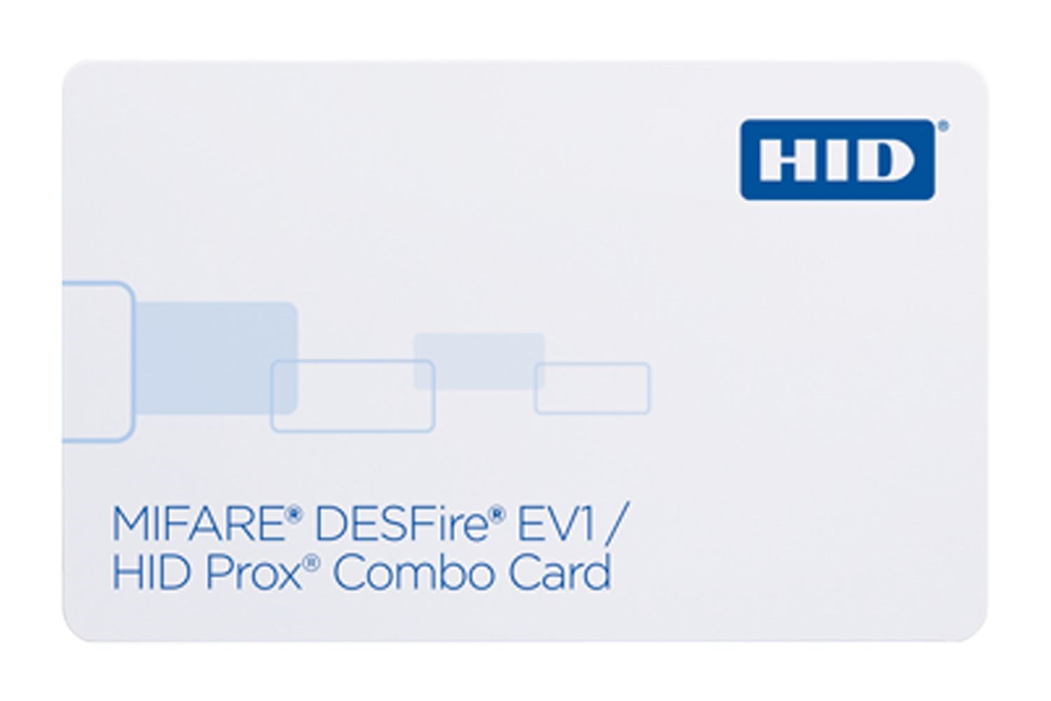 HID MIFARE DESFire EV1 / HID Prox Combo 1451 Card