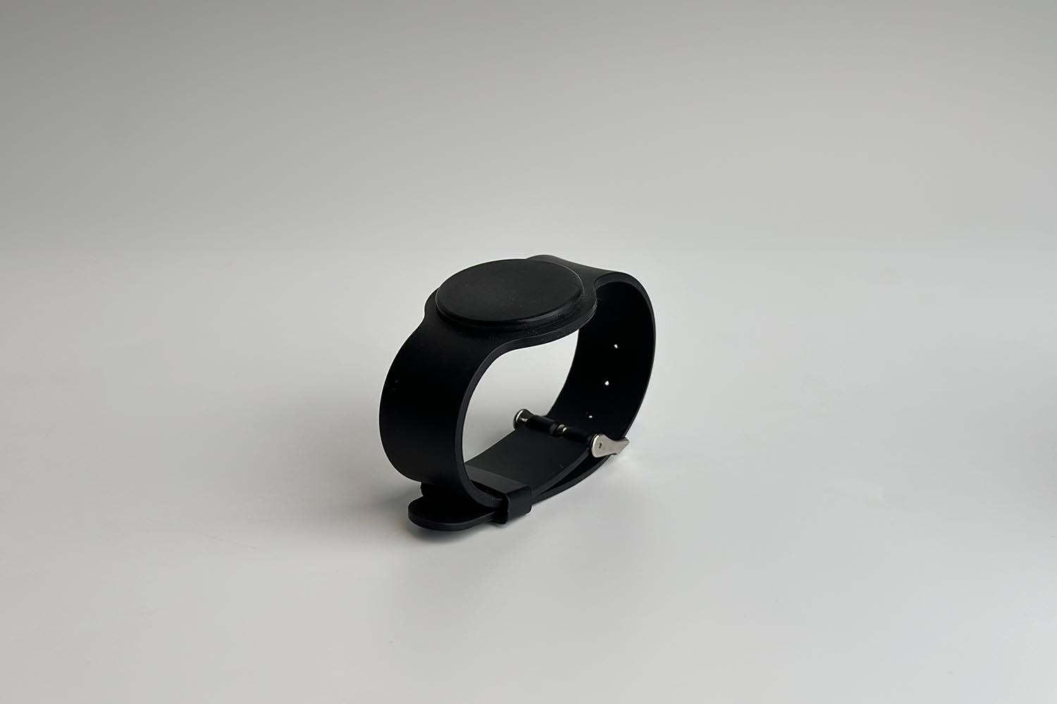 NFC Ntag213 Silikon Bileklik - Ayarlanabilir - Siyah