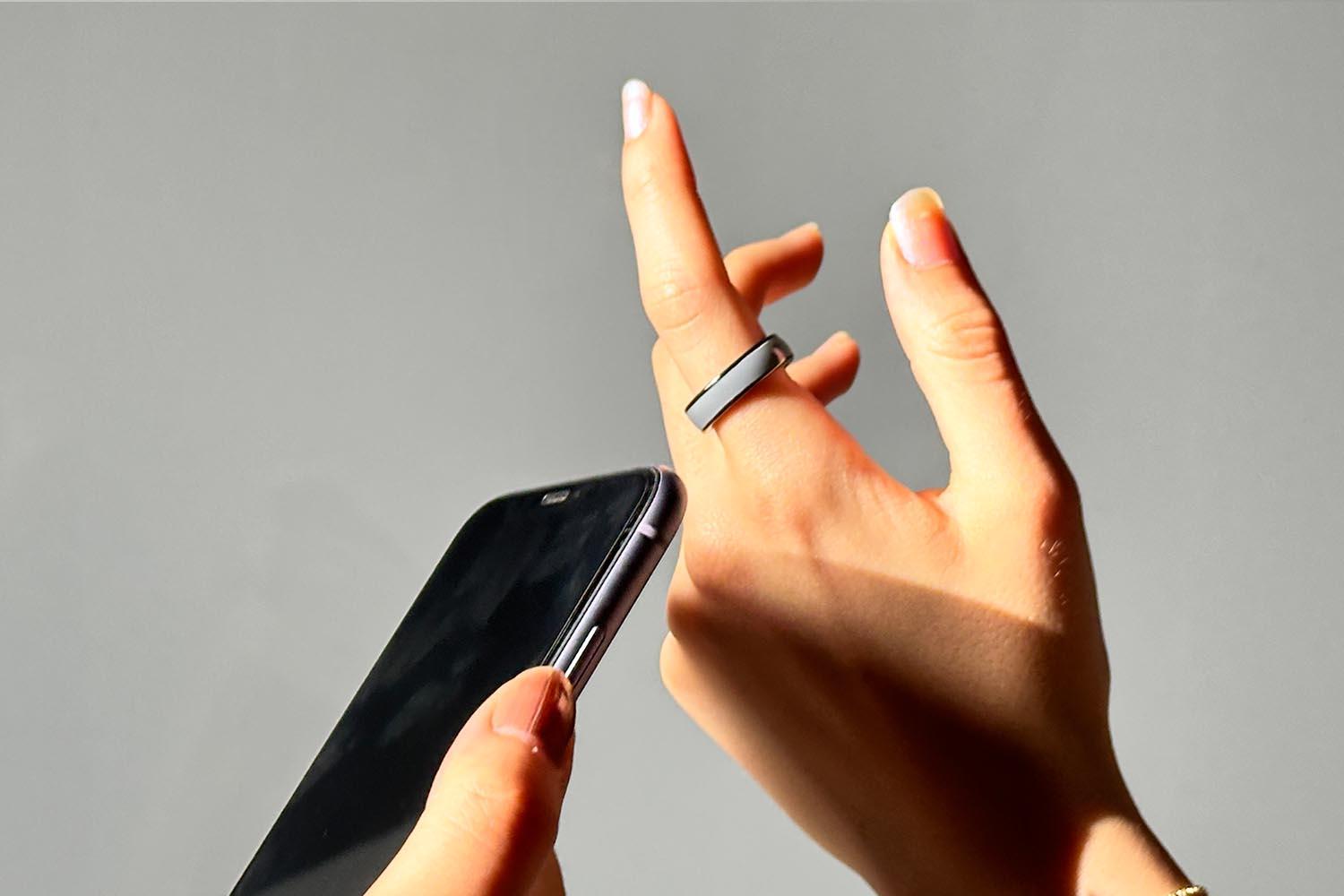 NFC Yüzük Seramik Gri