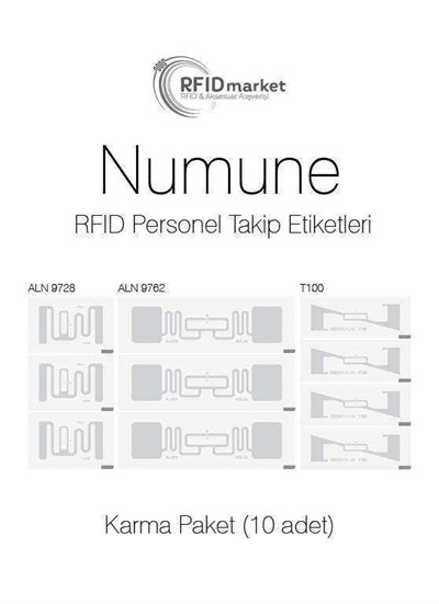 Numune RFID Personel Takip Etiketleri - Karma Paket