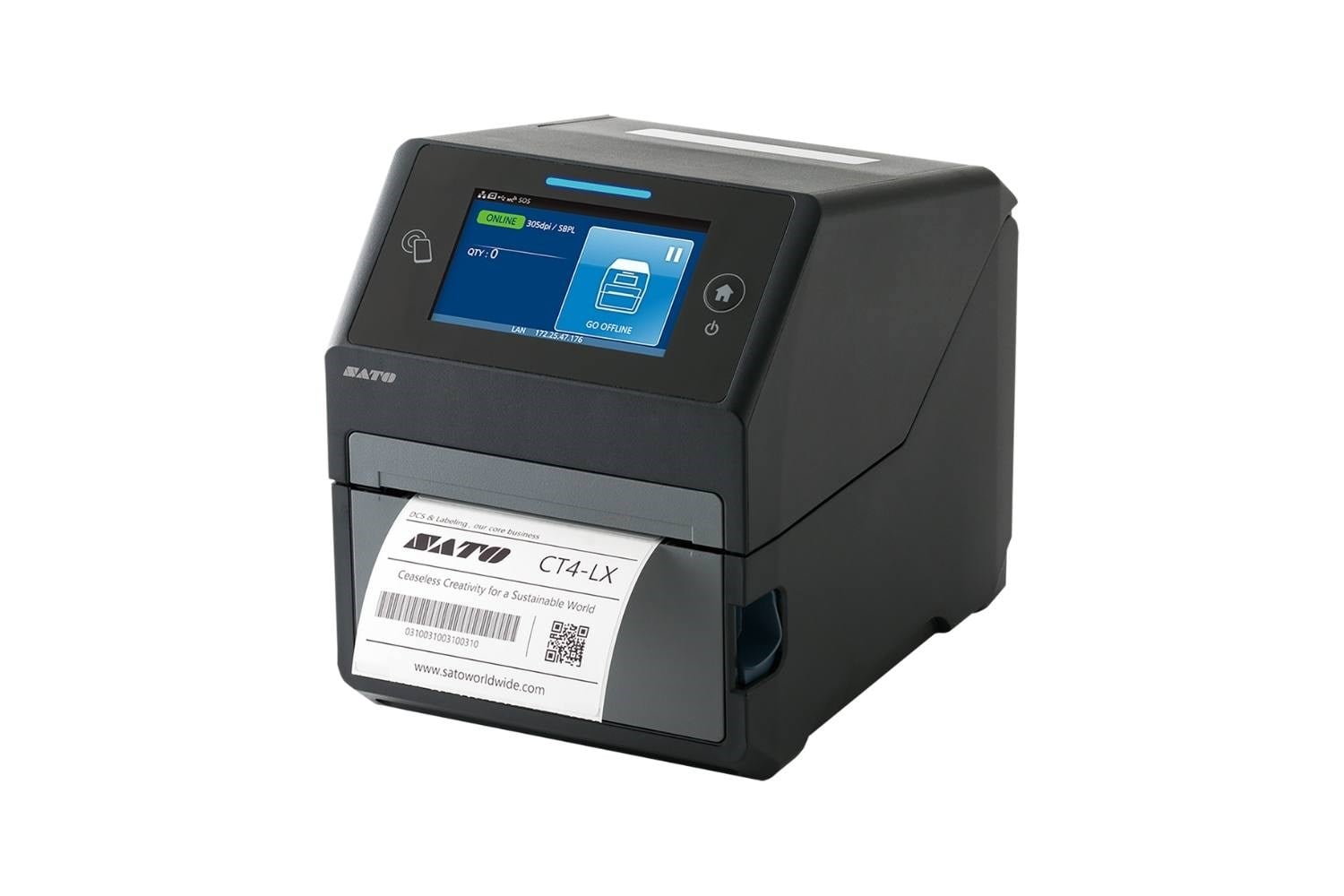Sato CT4-LX Masaüstü RFID Yazıcı (305 dpi) – Akıllı 4” Endüstriyel Etiket Yazıcı