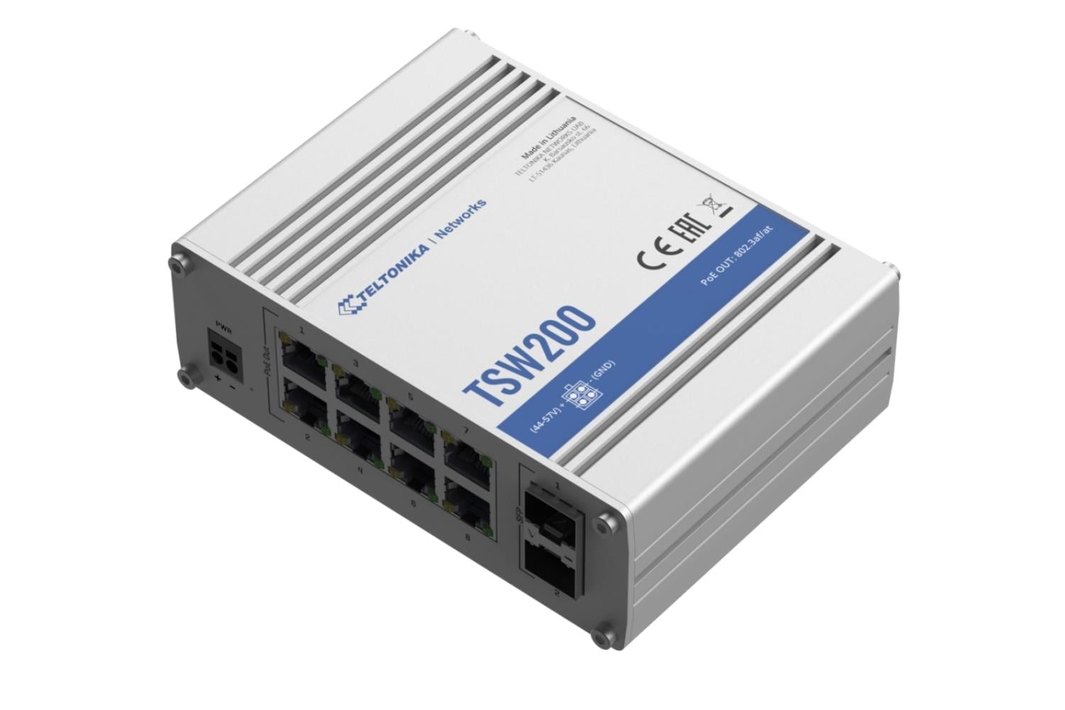 TSW200 Endüstriyel POE+ Ethernet Anahtarı