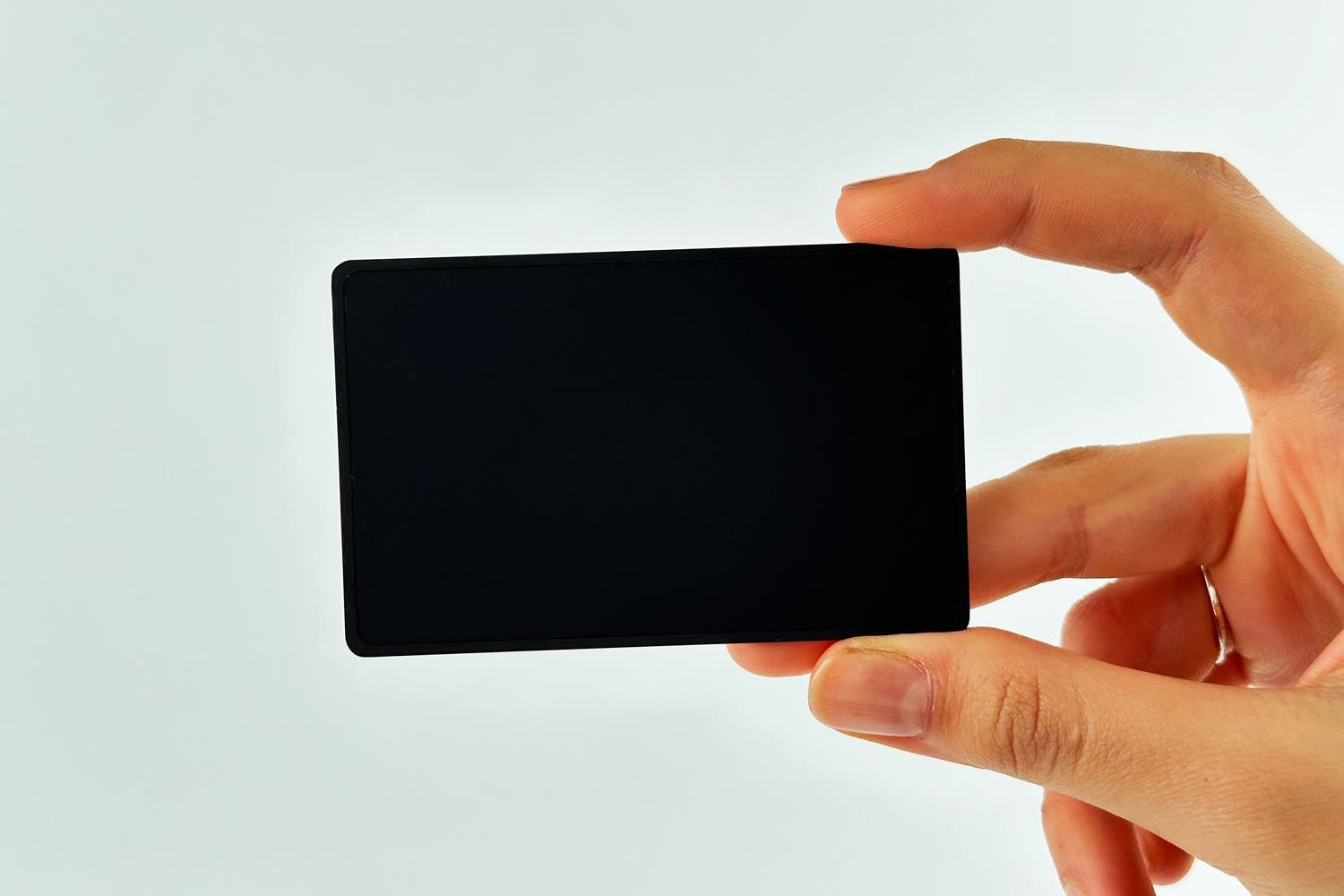 NFC بطاقة معدنية سوداء