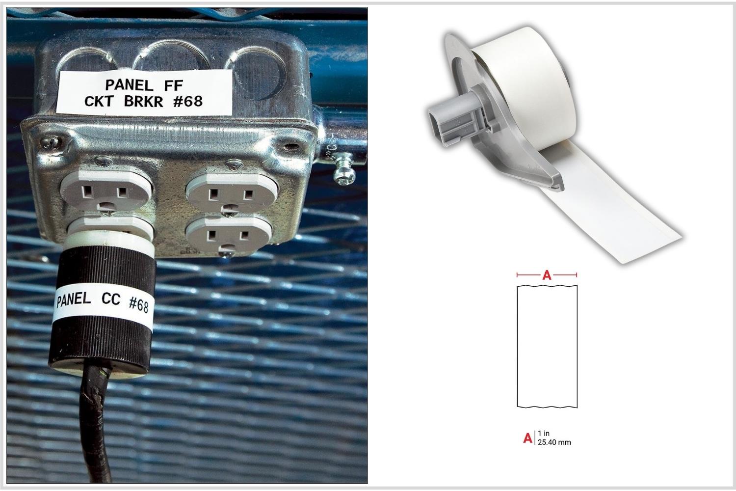 Brady Beyaz Sürekli Etiket M71C-1000-595W (Y5074335)