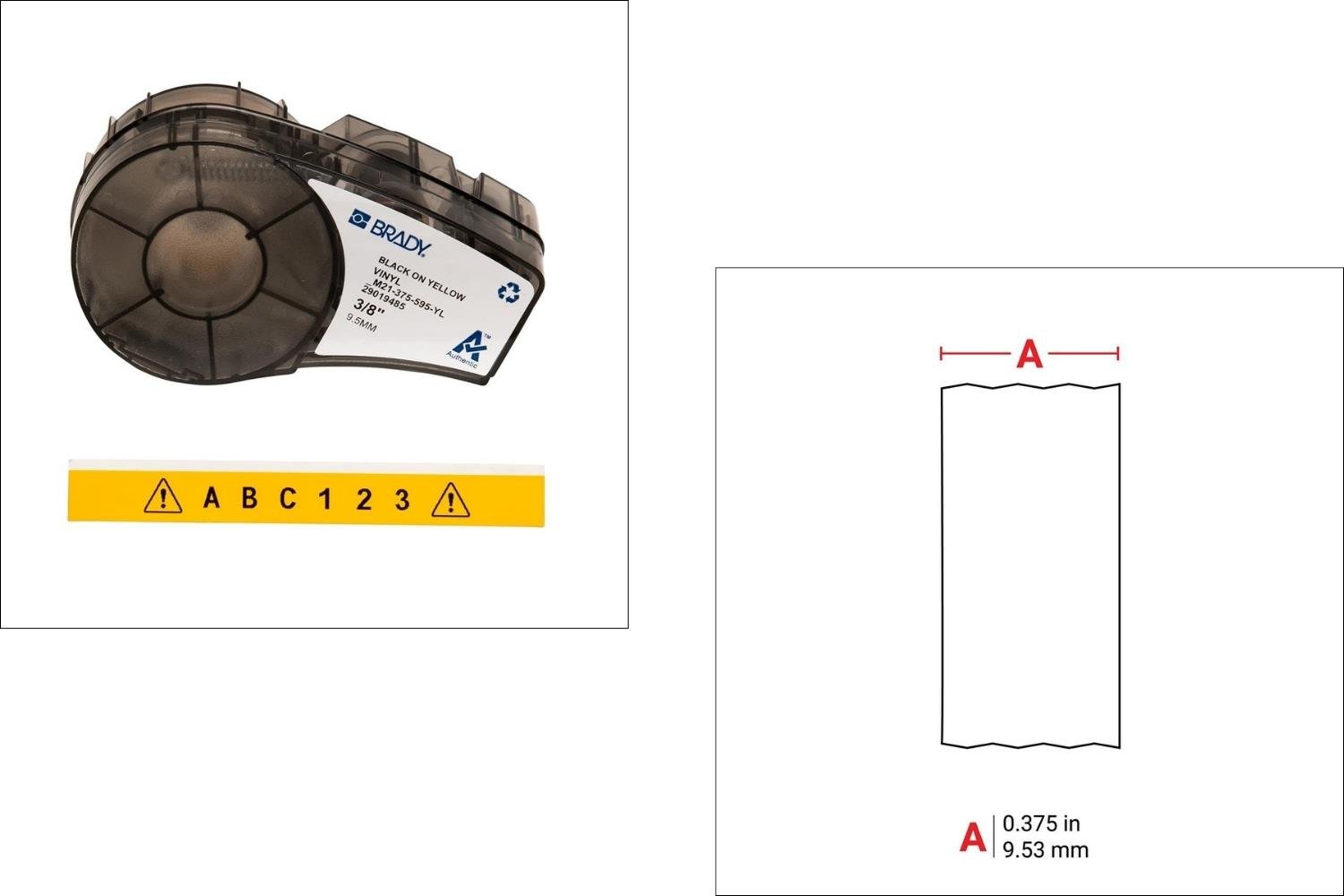 M21-750-595-WT Vinil Etiket ( Y4900663)