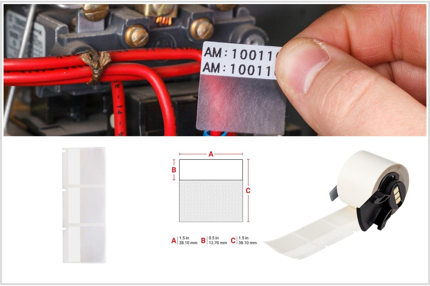 Brady M6-32-427 Yüksek Performanslı Endüstriyel Etiket (Y5076942)