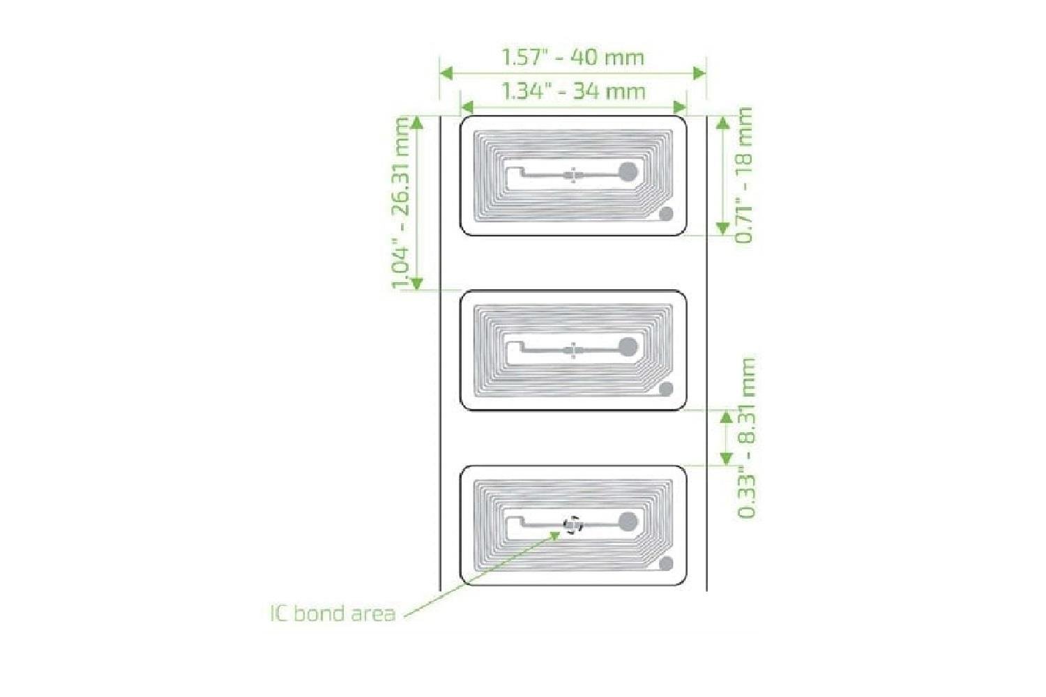 CCRR P7A NFC Paper Tag (NXP NTAG213)