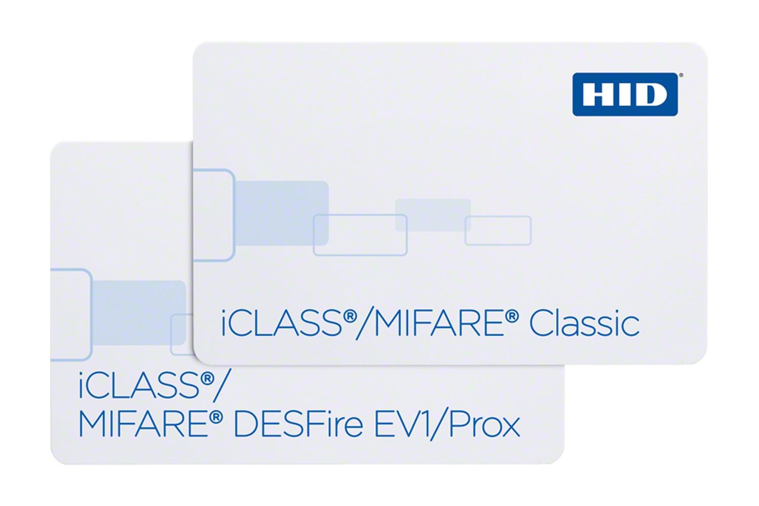 HID iCLASS + MIFARE Classic or MIFARE DESFire EV1 + Prox 252, 262 & 263