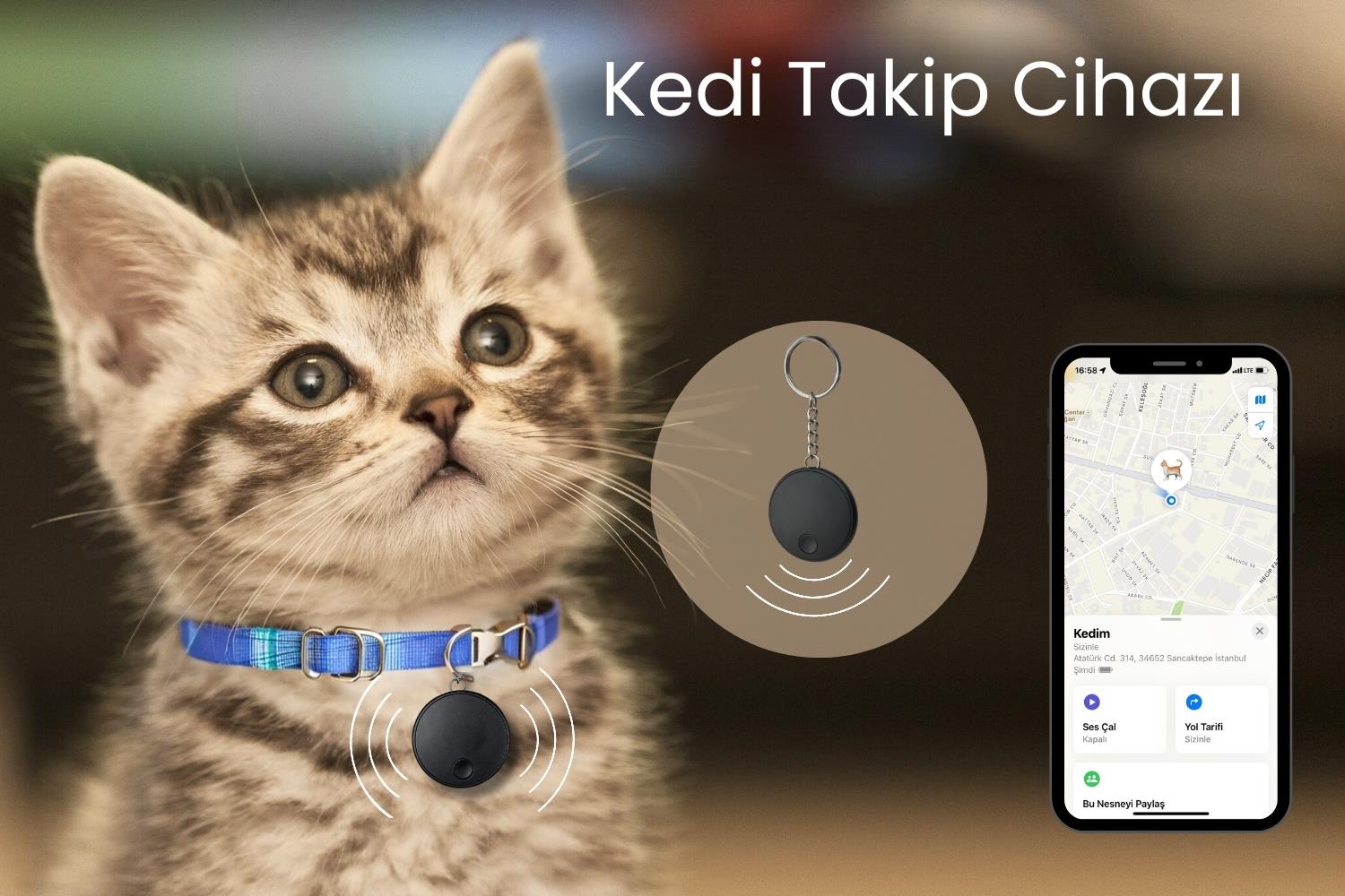 Kediler İçin Konum Belirleme Cihazı