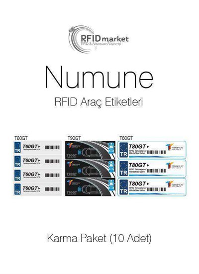 Numune RFID Araç Etiketleri