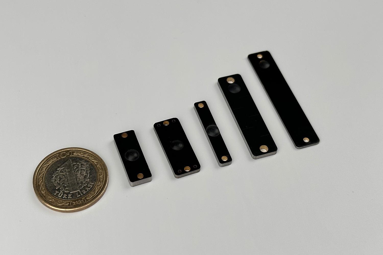 PCB Long Thin Metal Top RFID Tag Sample Pack