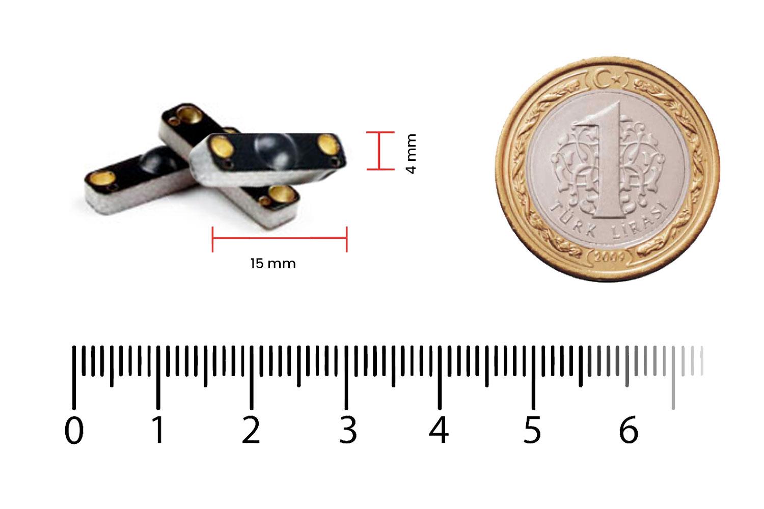 One Sided Tag Computer RFGate Computer and IT Asset UHF RFID Tracking Tag 15x4mm