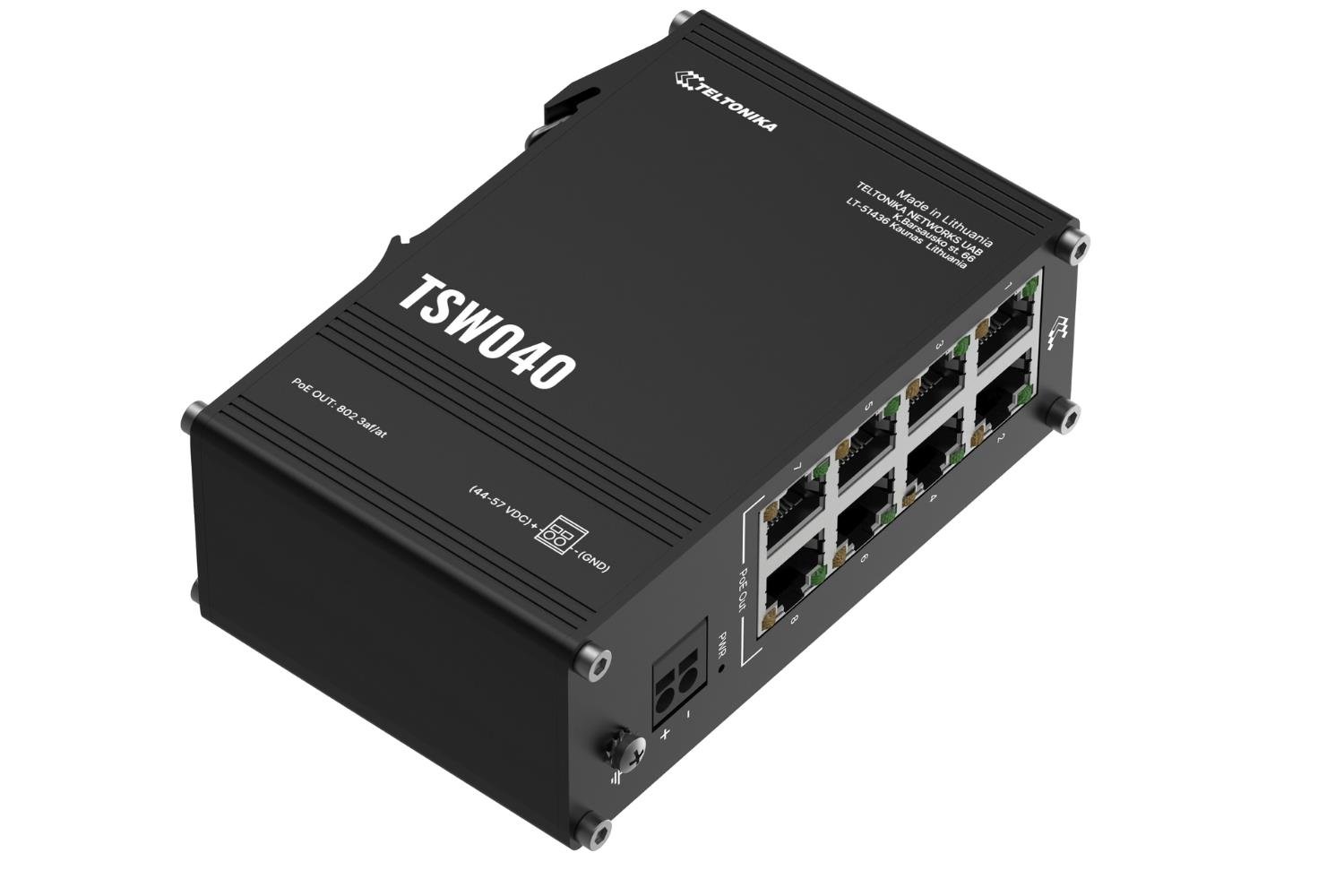 TSW040 8 portlu PoE+ Anahtarı