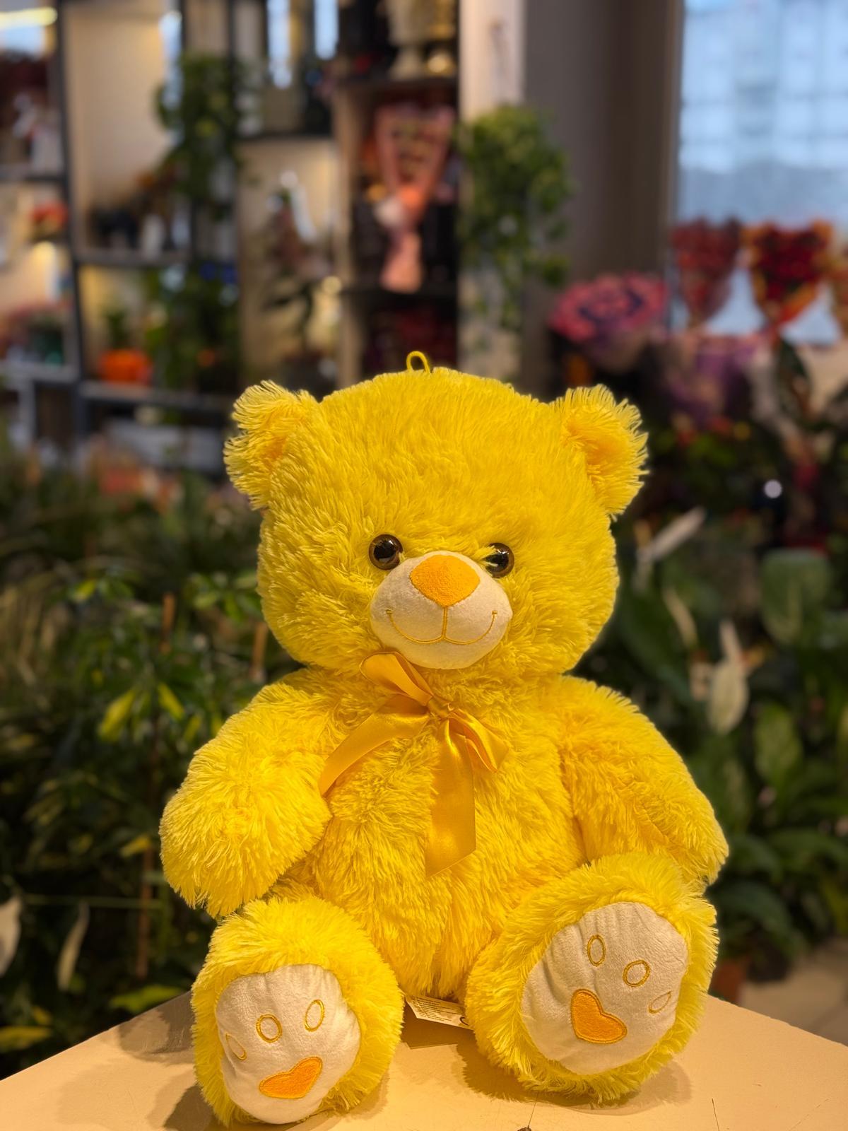 Sarı Peluş Ayıcık 40 Cm