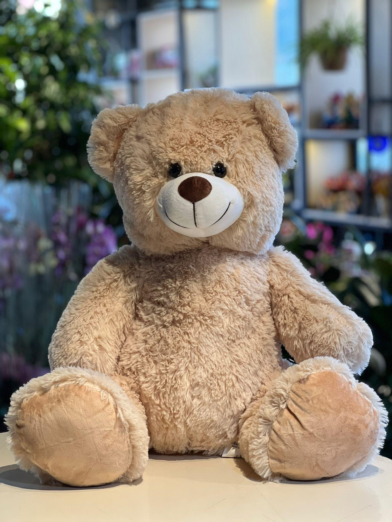 Açık Kahverengi Peluş Ayıcık İthal 80 Cm