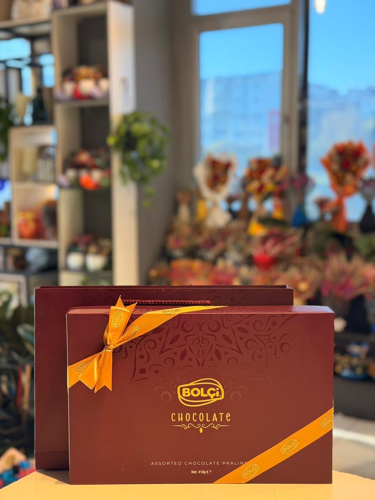 Bolçi Karışık Dolgulu Special Çikolata Bordo Kutu 410 Gr 