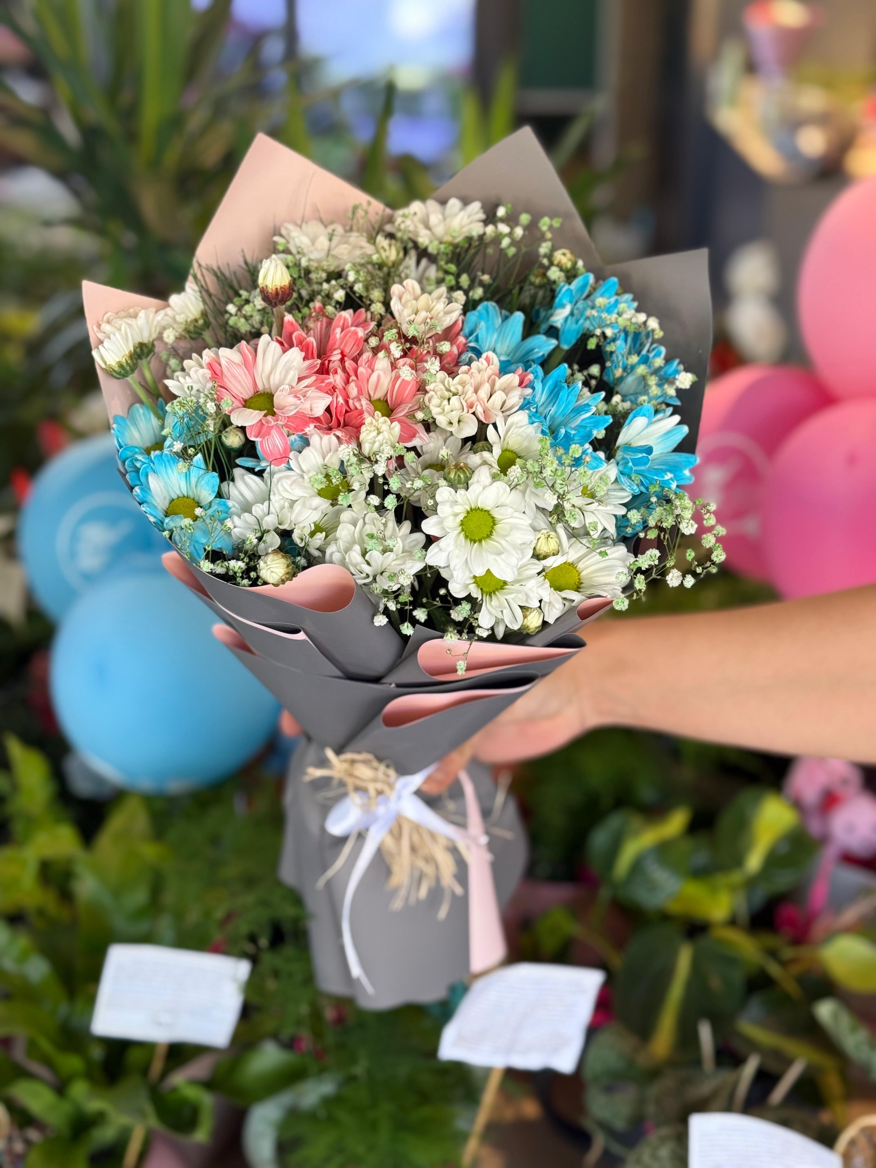 Karışık Renkli Mevsim Buketi 