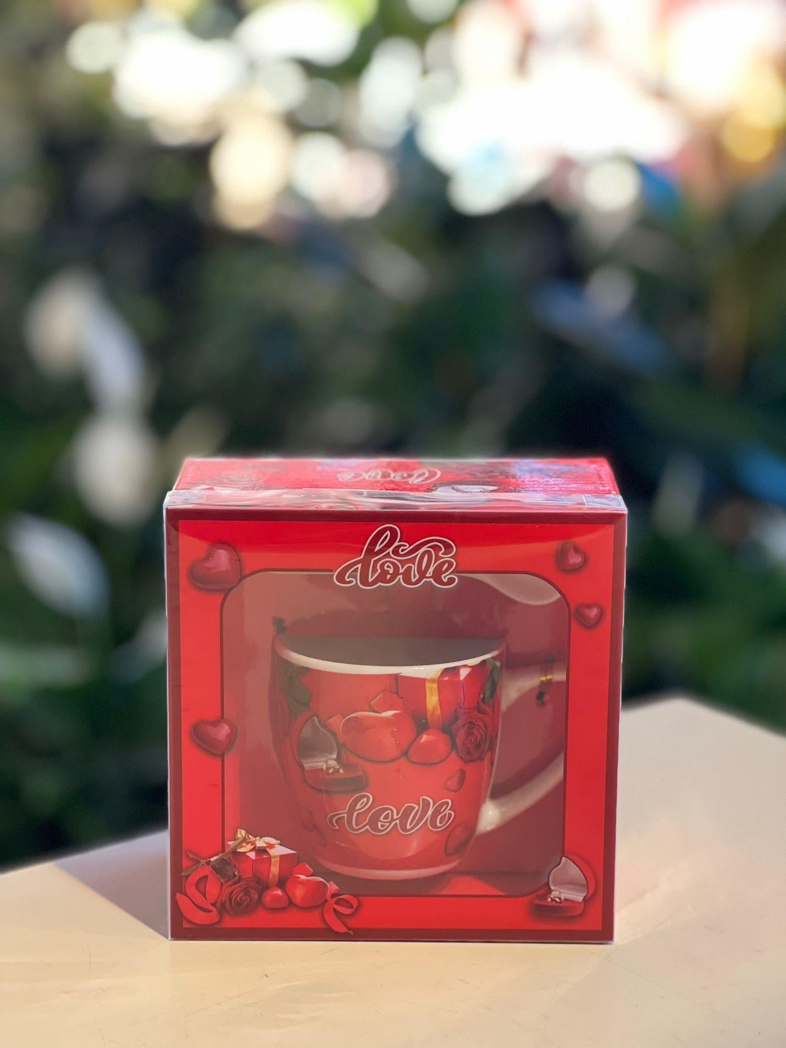 Kırmızı Sevgililer Gününe Özel Kupa Bardak-2