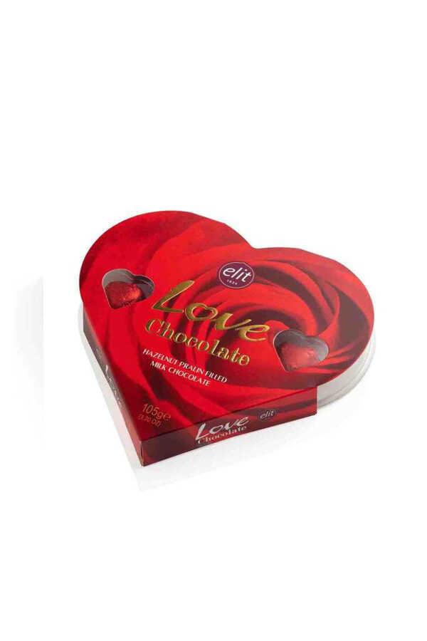 Spesiyal Sütlü Love Chocolate Sevgiliye Kalp Çikolata 105g Glutensiz