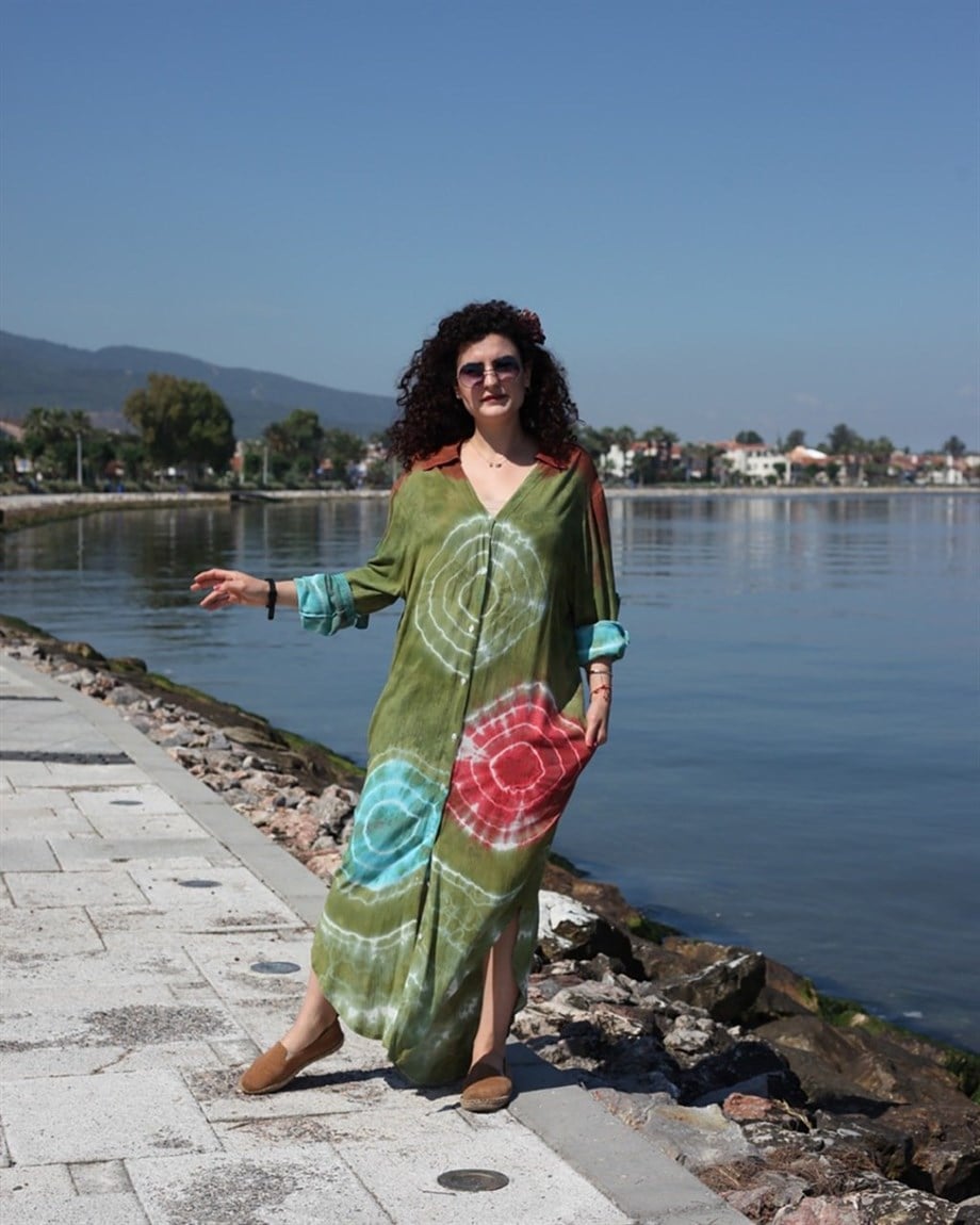 batikli gömlek elbise001