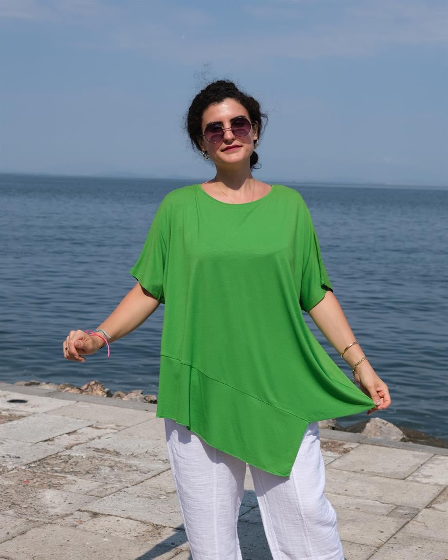 Özel Üretim Kumaş Bluz Kayın Ağacı Lifinden Üretilmiştir